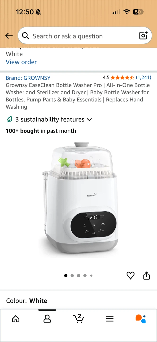 Grownsy EaseClean Bottle Washer Pro