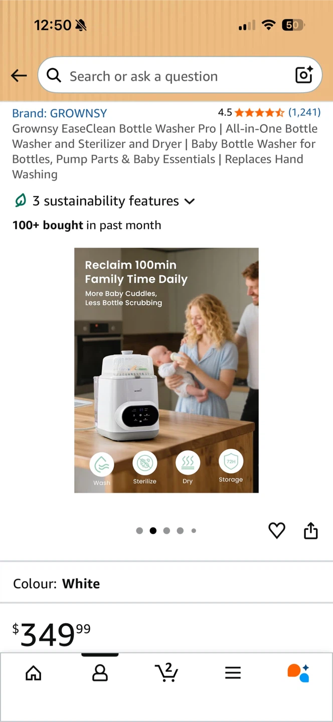 Grownsy EaseClean Bottle Washer Pro - photo 2