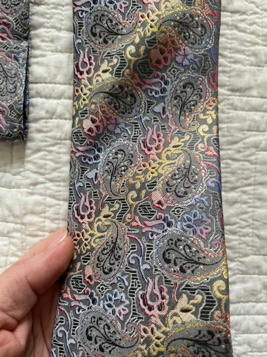 The Big Knot by Steven Land Silk Tie and Pocket Square Set - photo 2