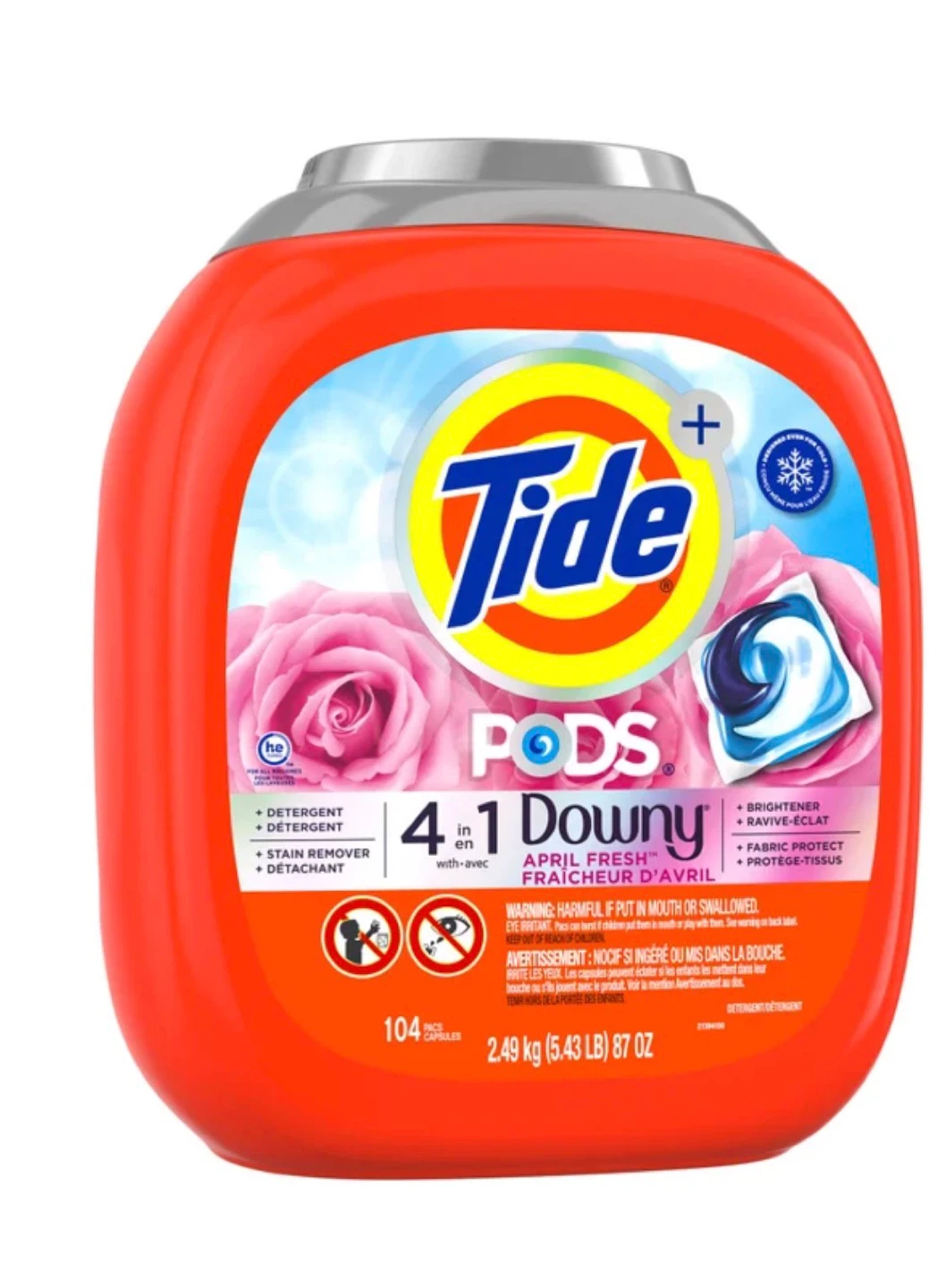 Tide PODS 4-in-1 Downy April Fresh Laundry Detergent