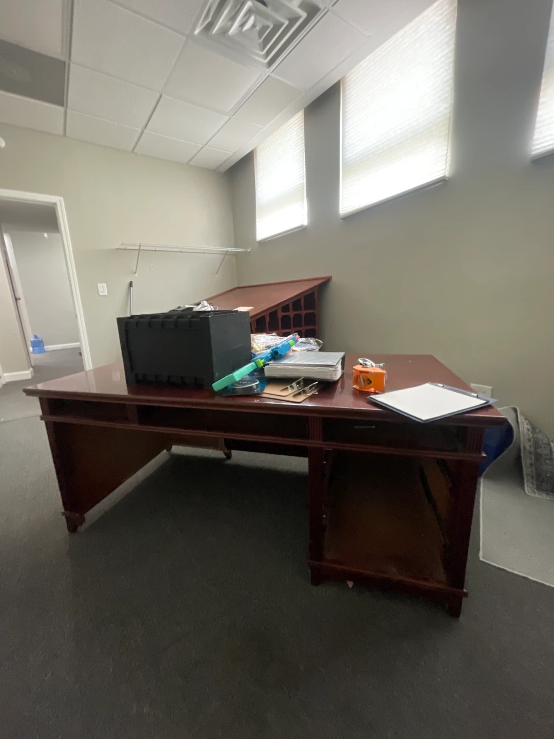 Wooden Executive Desk - photo 2
