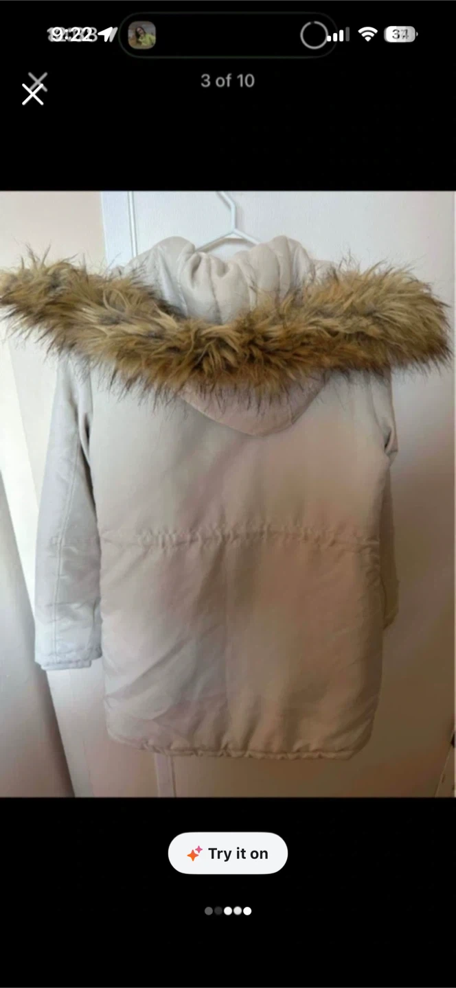 Winter jacket Vero Moda Faux Fur Hooded Parka Jacket - photo 2