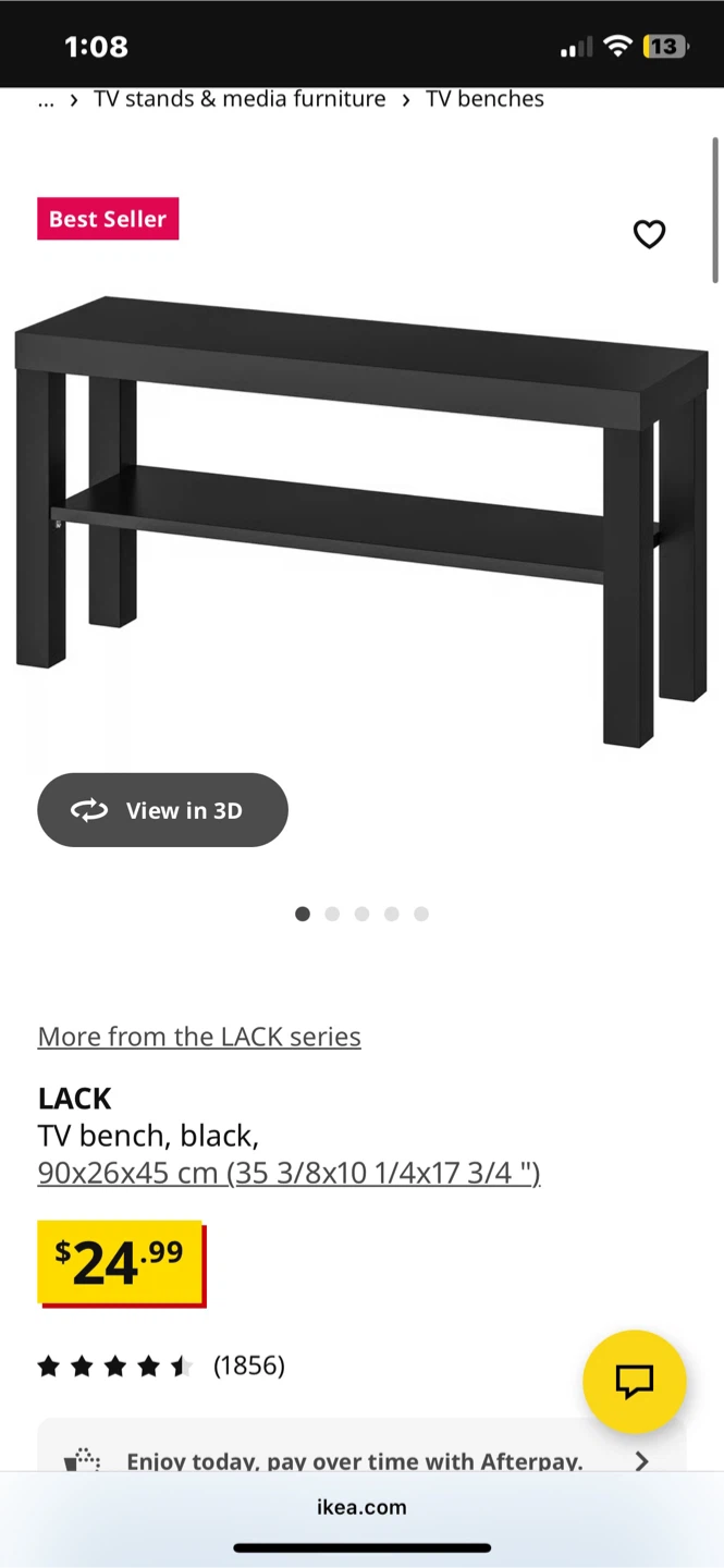 IKEA LACK TV Bench white - photo 2