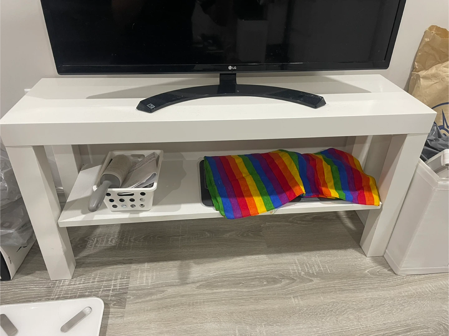 IKEA LACK TV Bench white