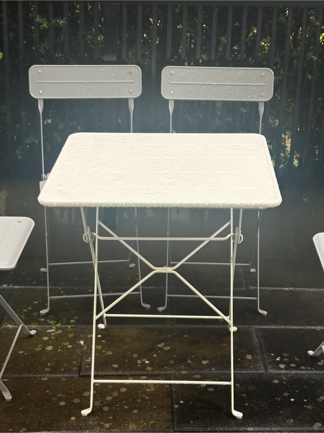Ikea Sundso Metal Bistro Set - Table & 2 Chairs
