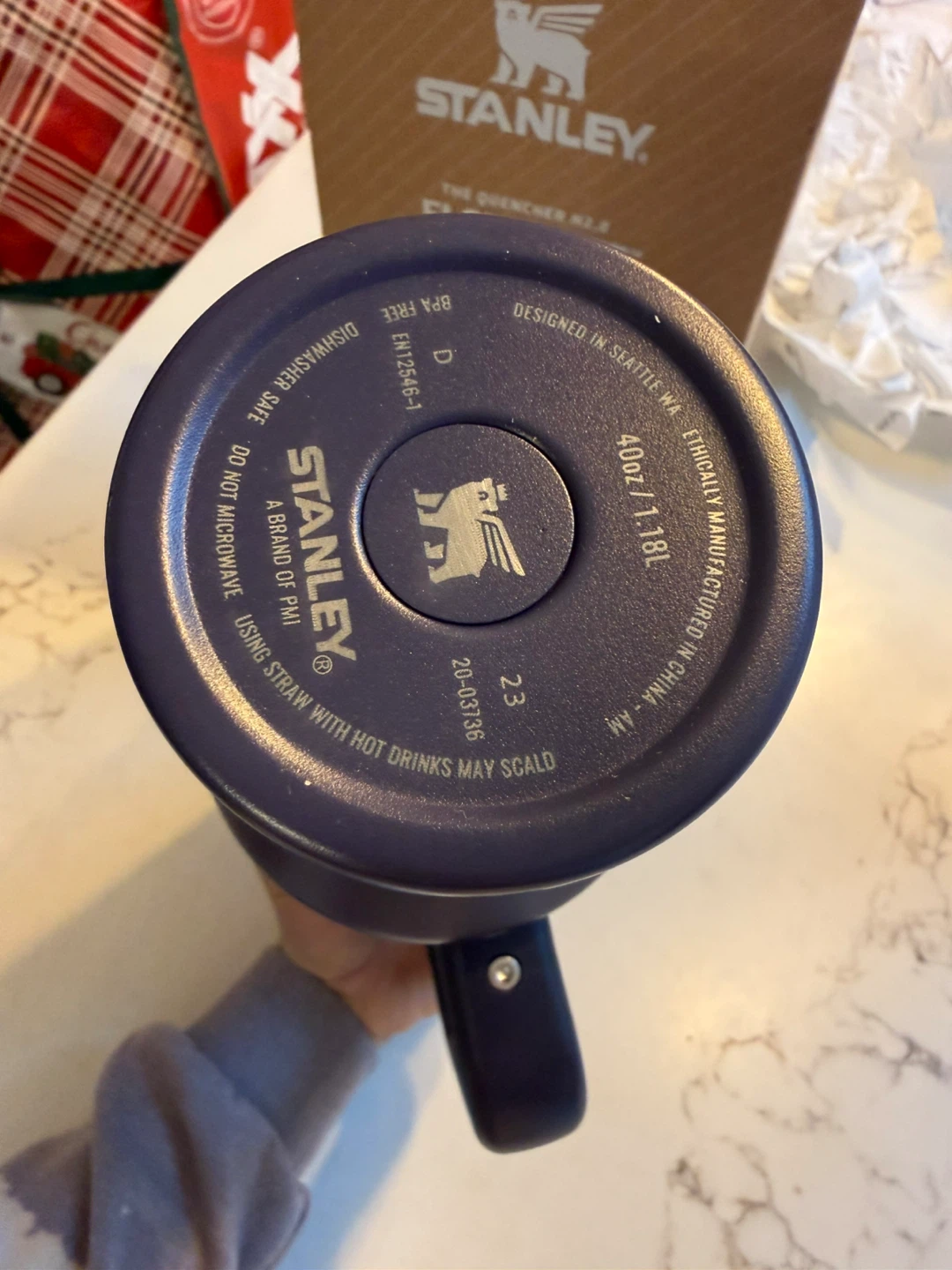 Stanley 40oz Tumbler with Flip Straw - Navy Bandana - photo 5