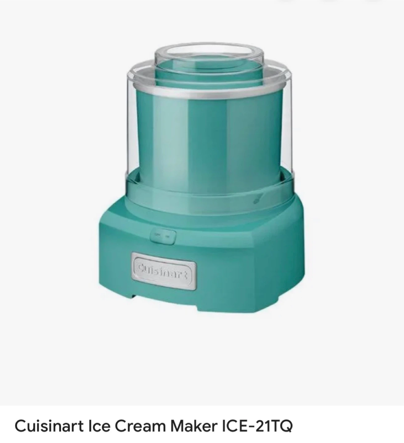Cuisinart Ice Cream Maker ICE-21TQ