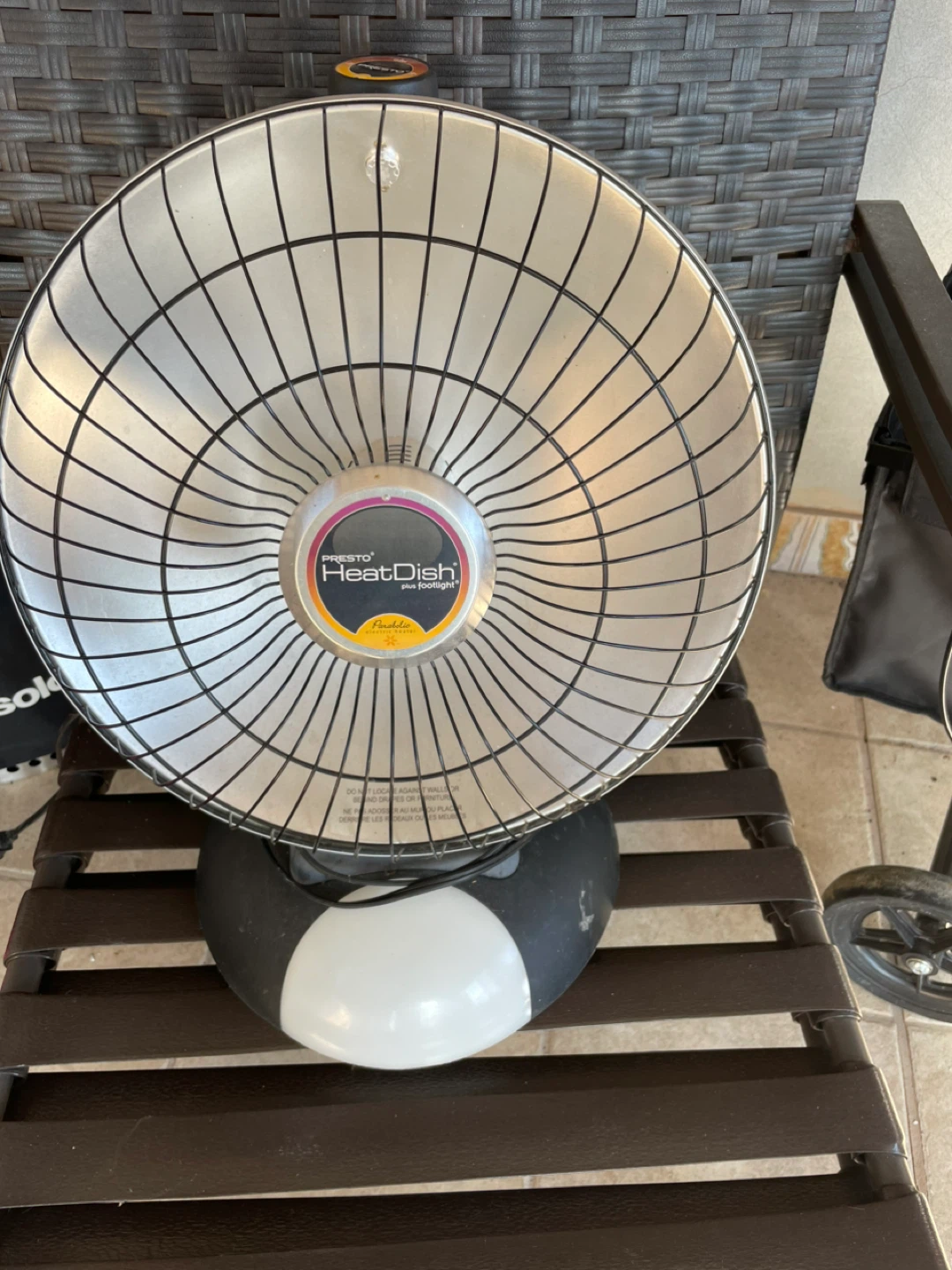 Presto HeatDish Plus Footlight Heater - photo 2
