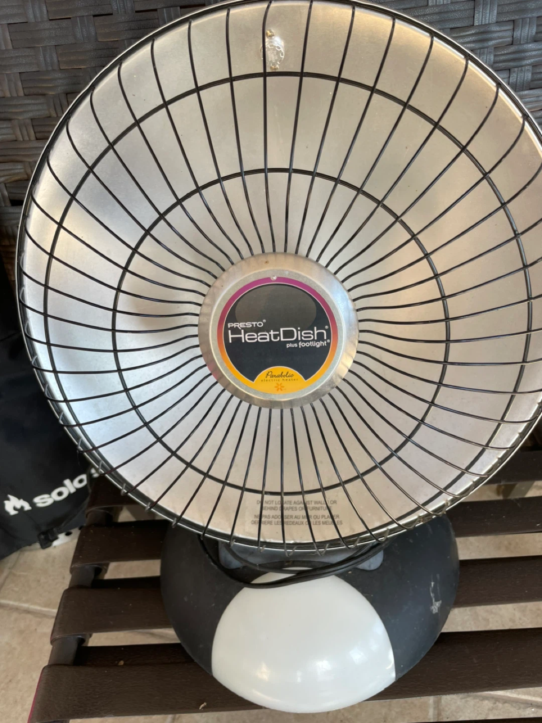 Presto HeatDish Plus Footlight Heater