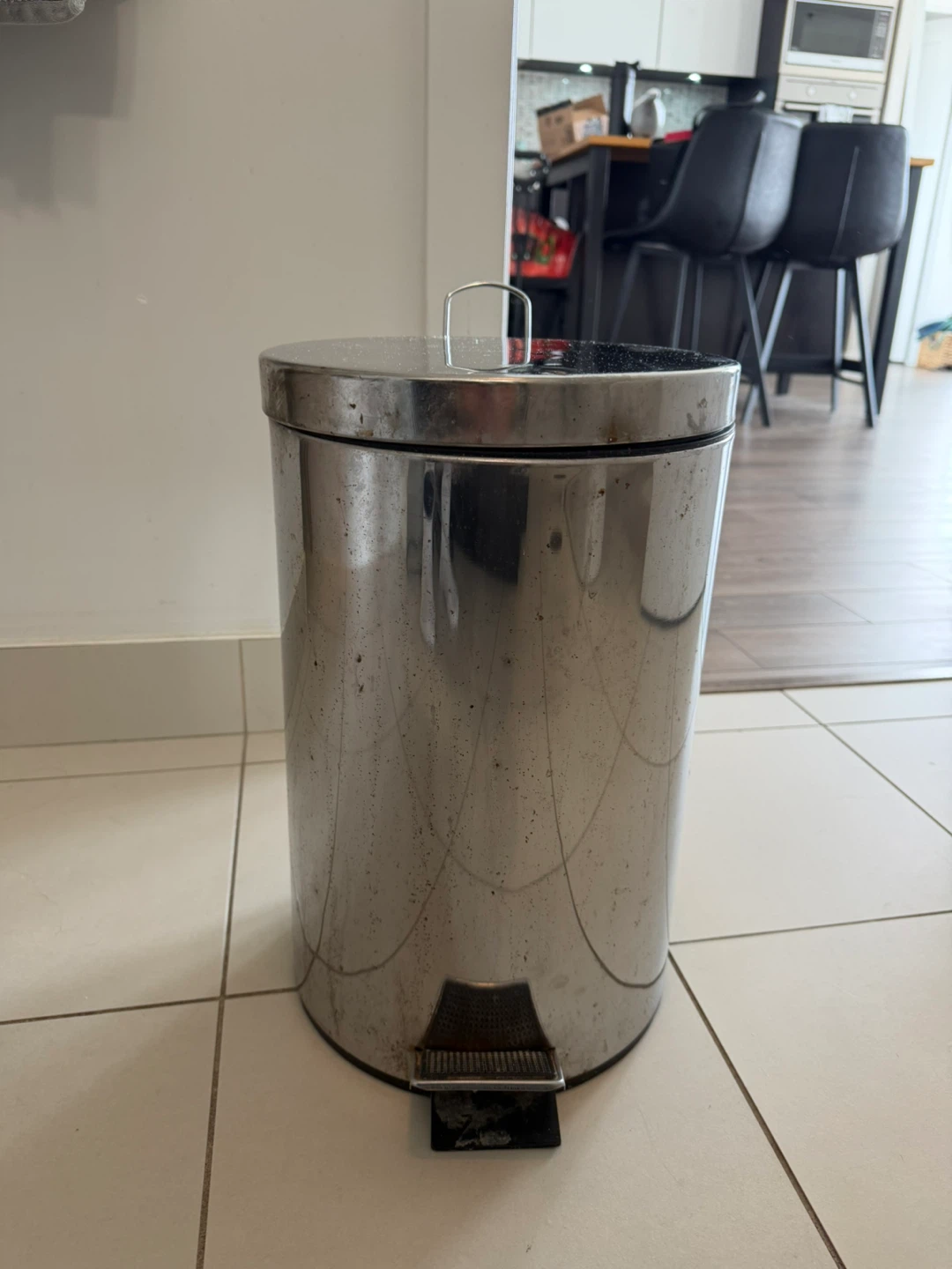 Stainless Steel Step Trash Can
