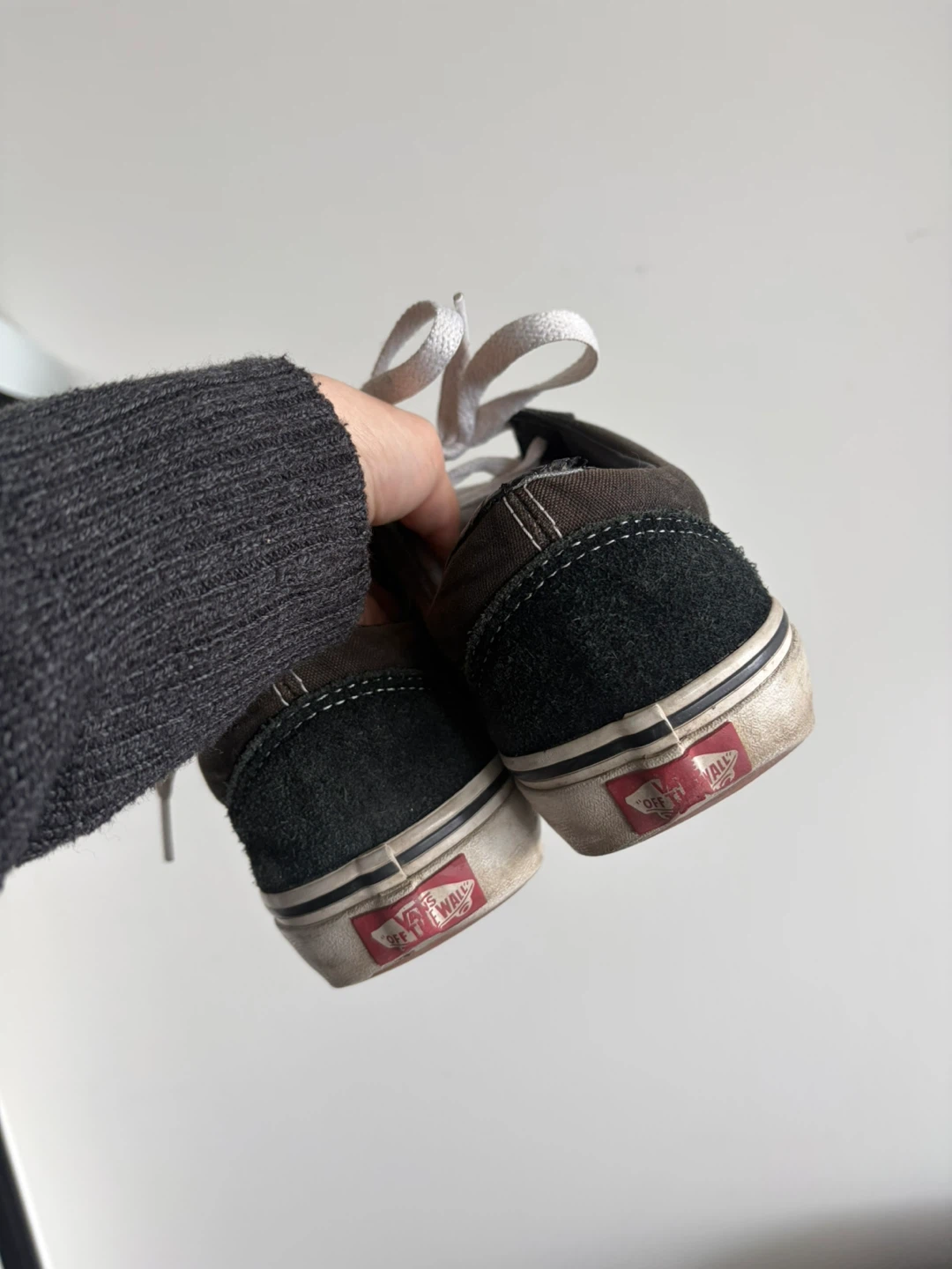 Vans Old Skool Black & White Suede Sneakers - photo 5