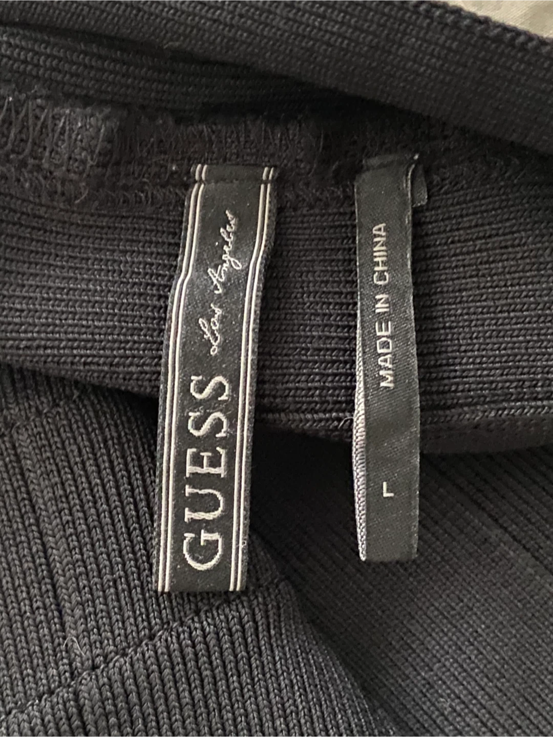 Guess black bandage skirt - photo 5