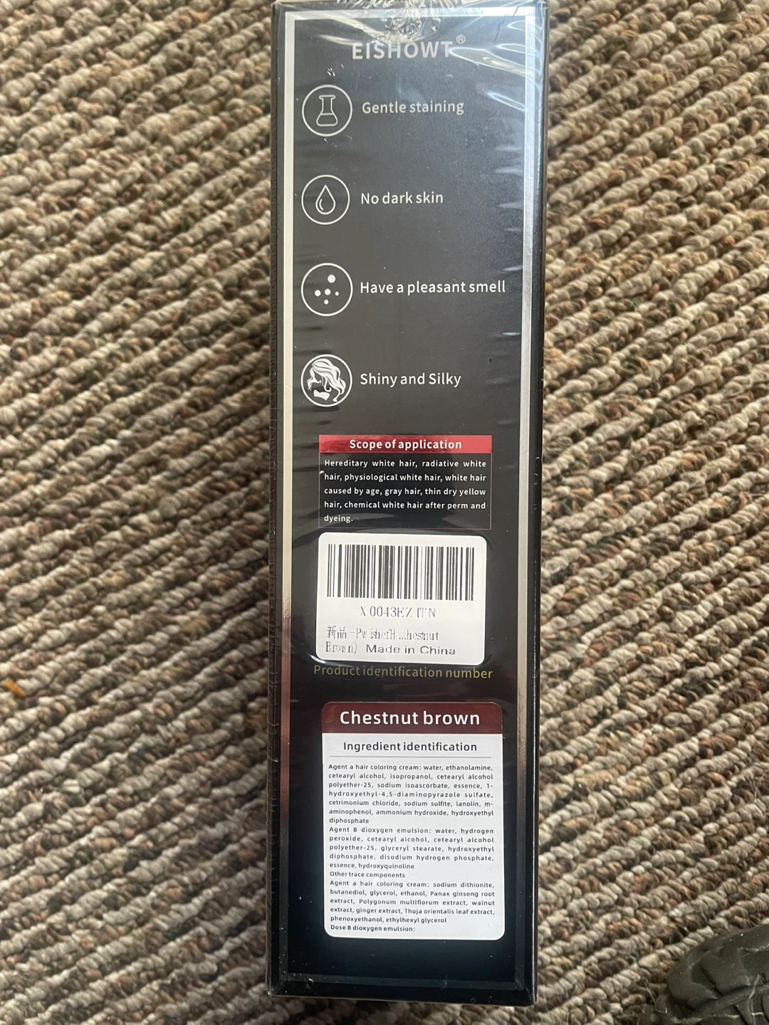 EISHOWT Tongrentang 4in1 Hair Color Shampoo - Chestnut Brown - photo 3