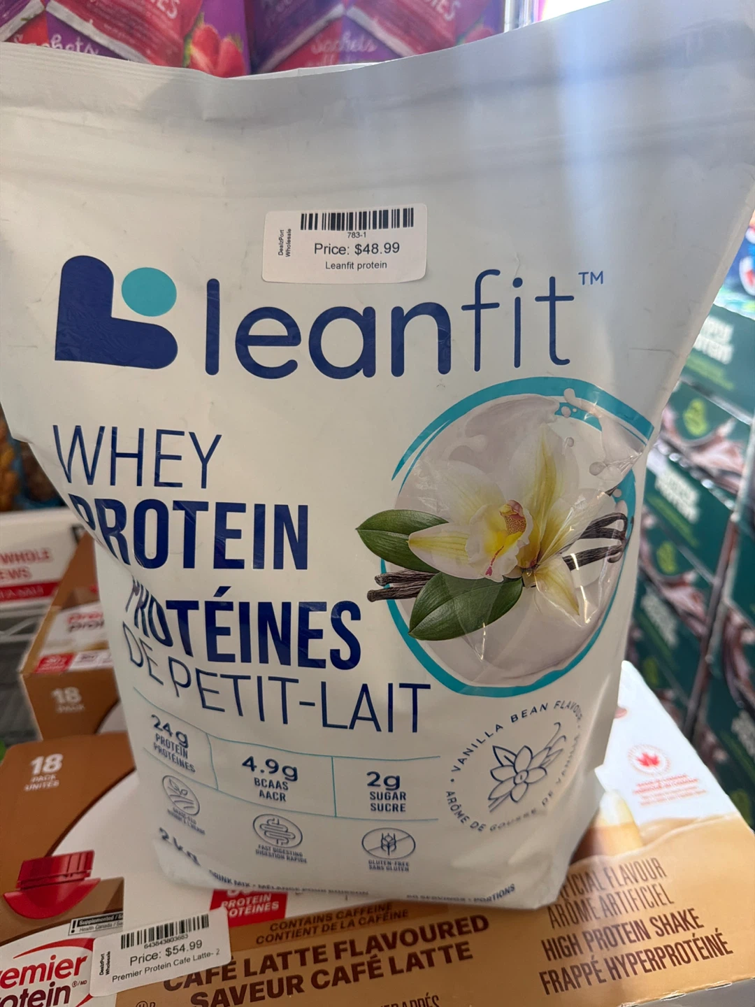Leanfit Whey Protein - Vanilla Bean Flavour 2 kg