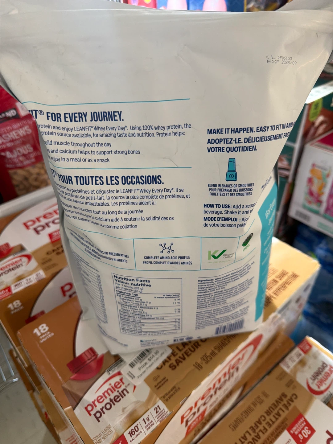 Leanfit Whey Protein - Vanilla Bean Flavour 2 kg - photo 2