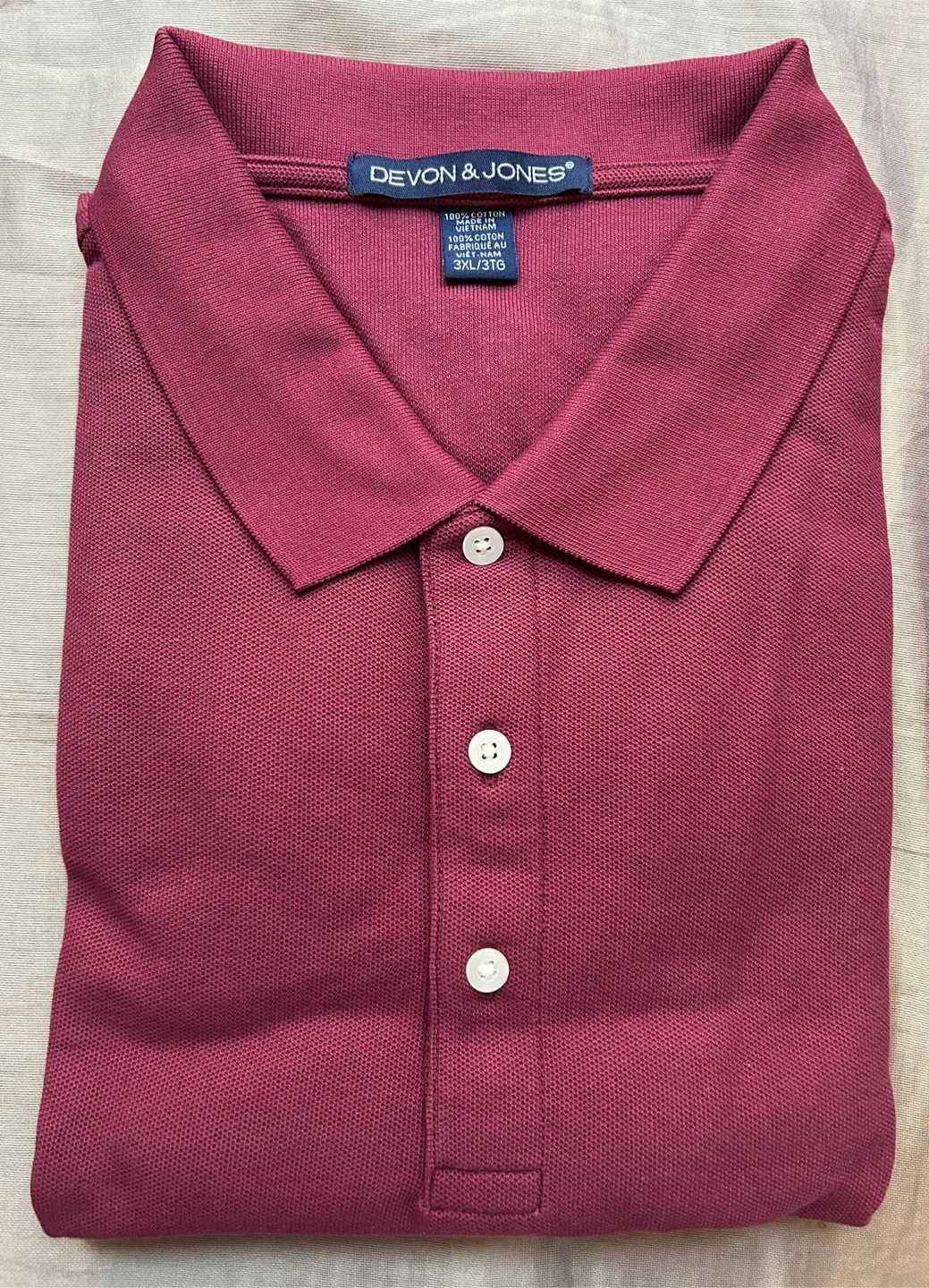 Men's 3XL Polo Shirt half sleeve