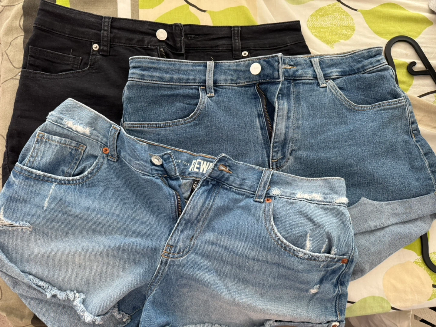 3 Pairs of Women's Denim Shorts