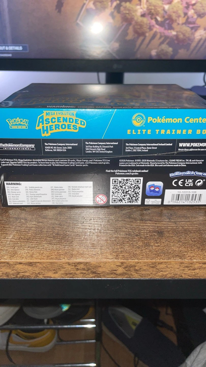 Pokemon Ascended Heroes ETB Pokemon center - photo 5
