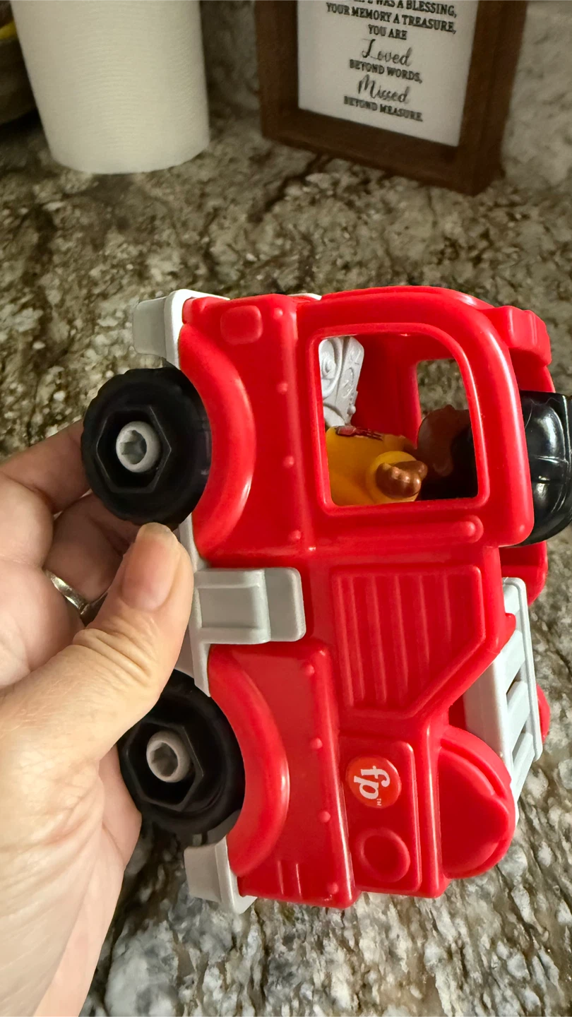 Fisher-Price Little People Fire Truck with Firefighter Toy - photo 5