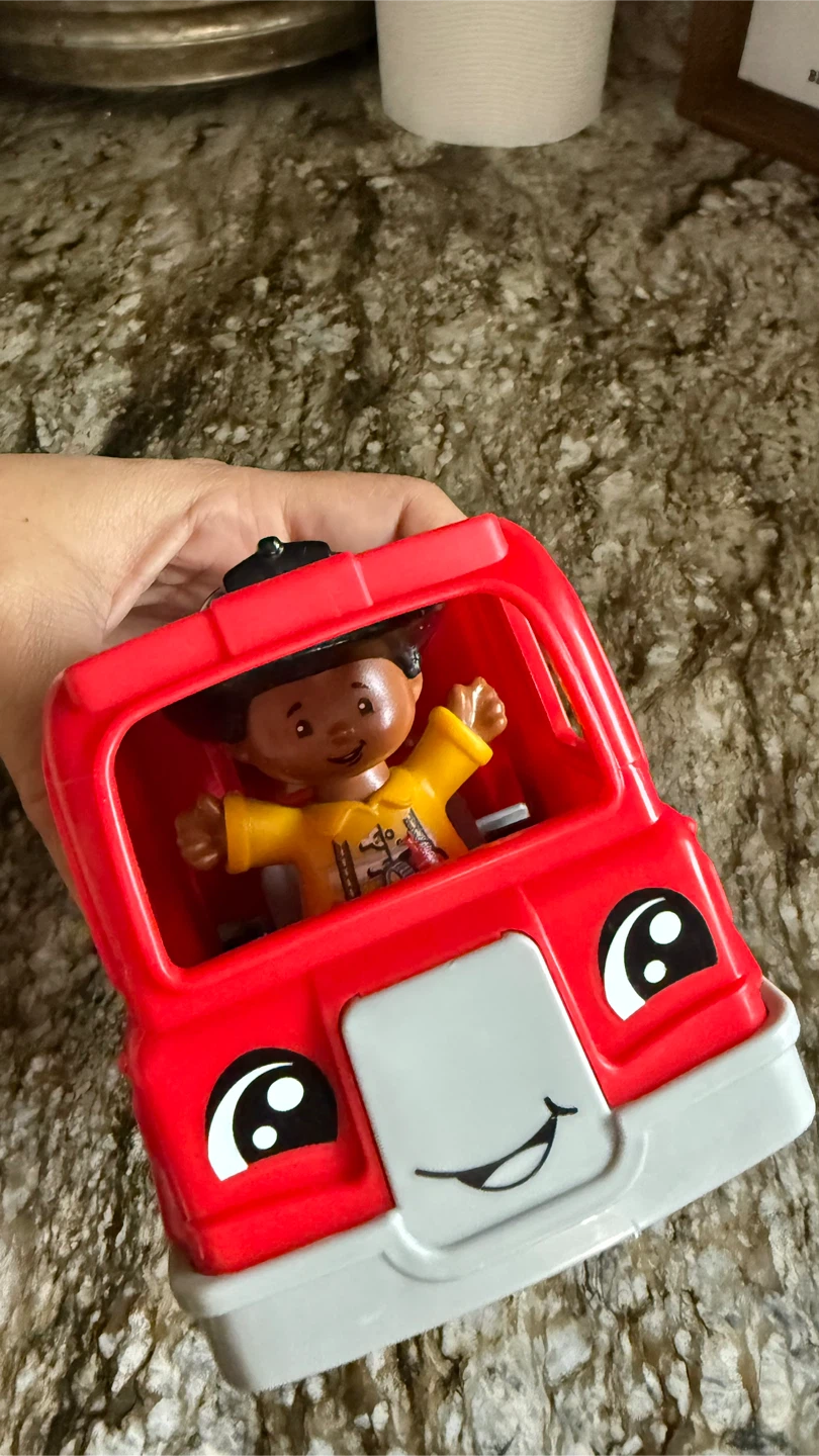 Fisher-Price Little People Fire Truck with Firefighter Toy - photo 4