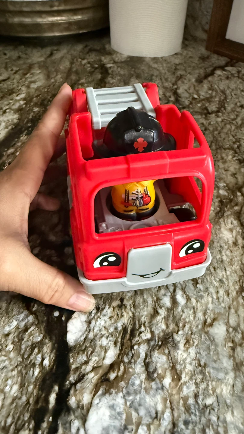 Fisher-Price Little People Fire Truck with Firefighter Toy - photo 3