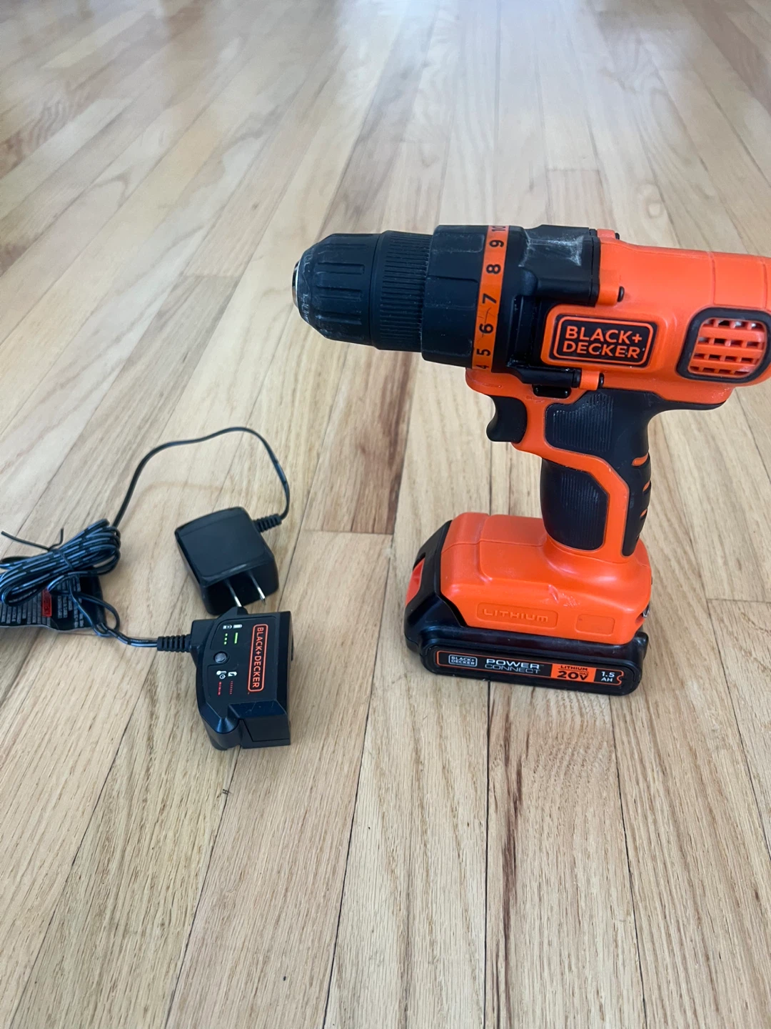 Black+Decker 20V MAX Cordless Drill with Battery and Charger