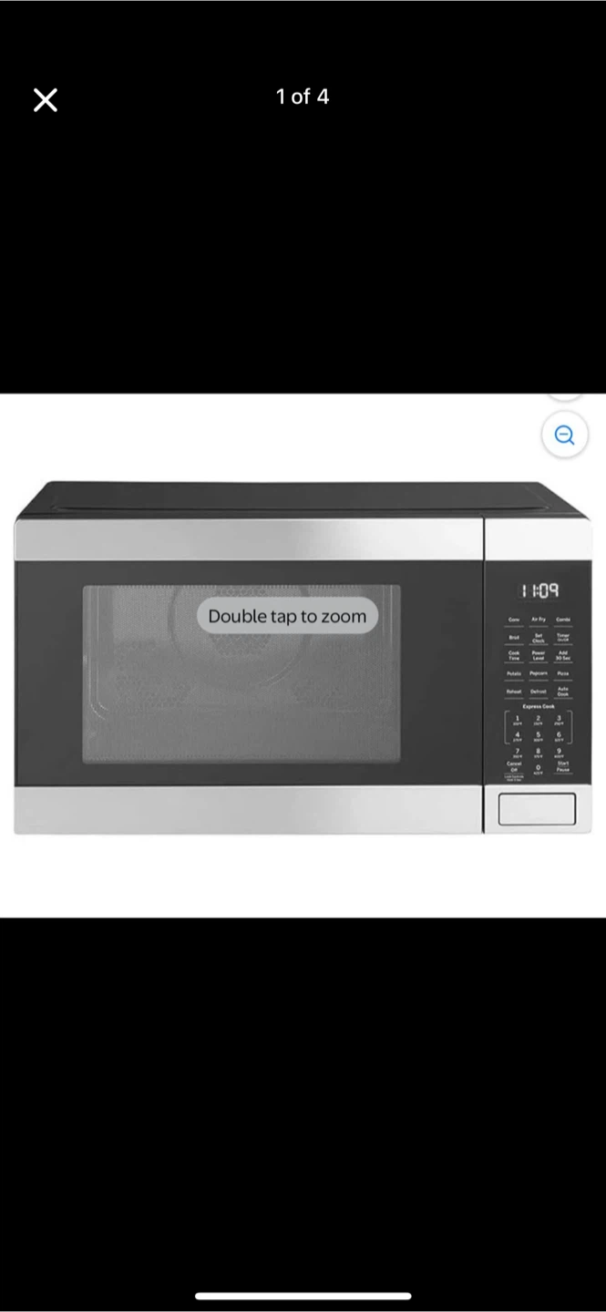 GE 1.0 Cu. Ft. Microwave oven 1,050 watts air fryer convection
