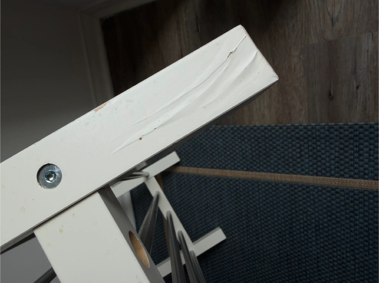 IKEA TJUSIG White shoe Rack Stand - photo 3
