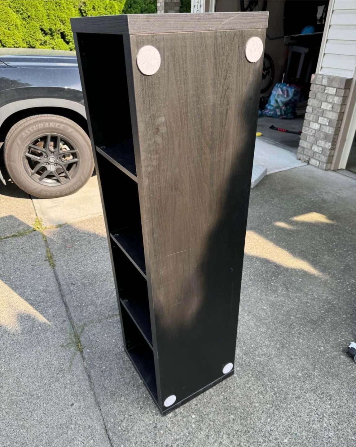 IKEA Tall Black 5-Shelf Bookshelf - photo 2