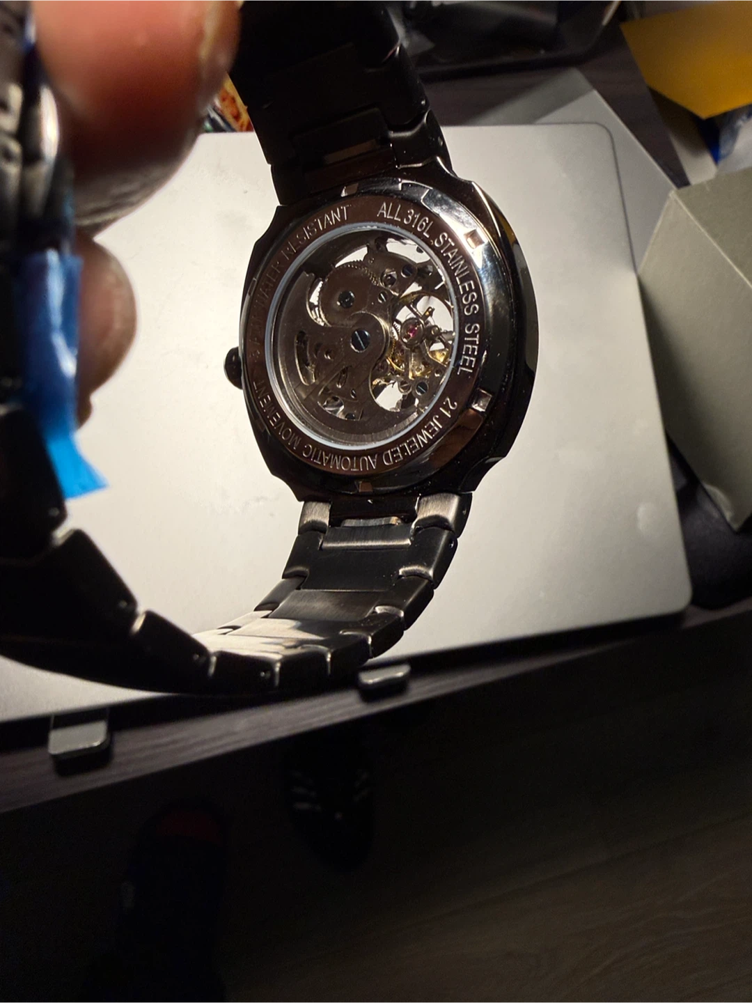 HERITOR Automatic Skeleton Watch - Stainless Steel - photo 2