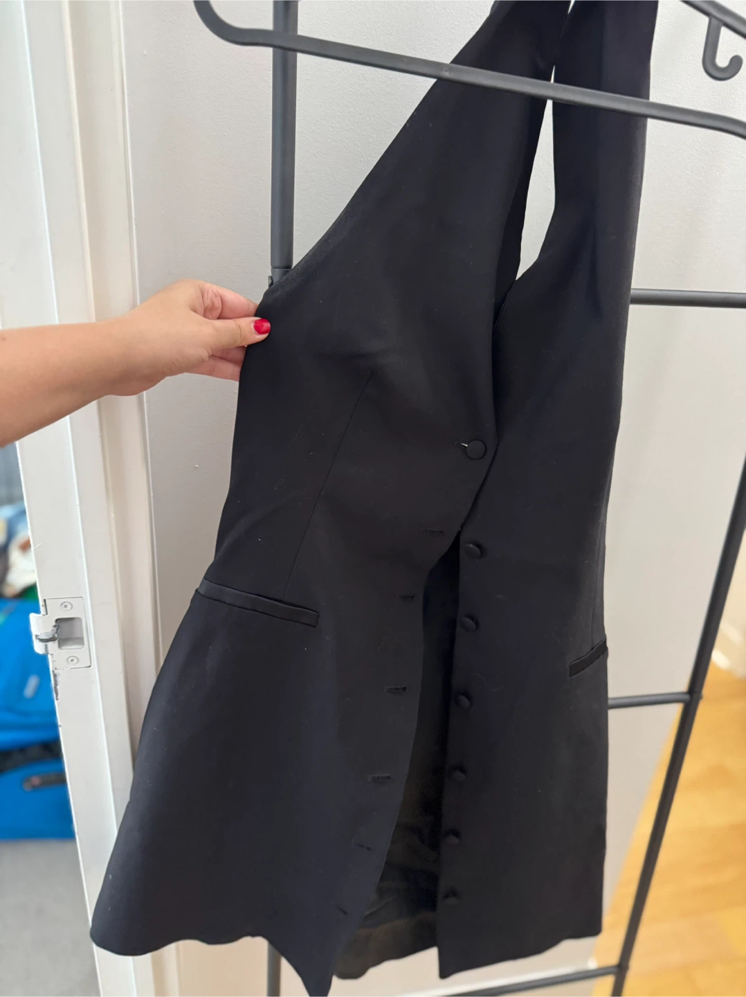 Zara- Black formal vest dress