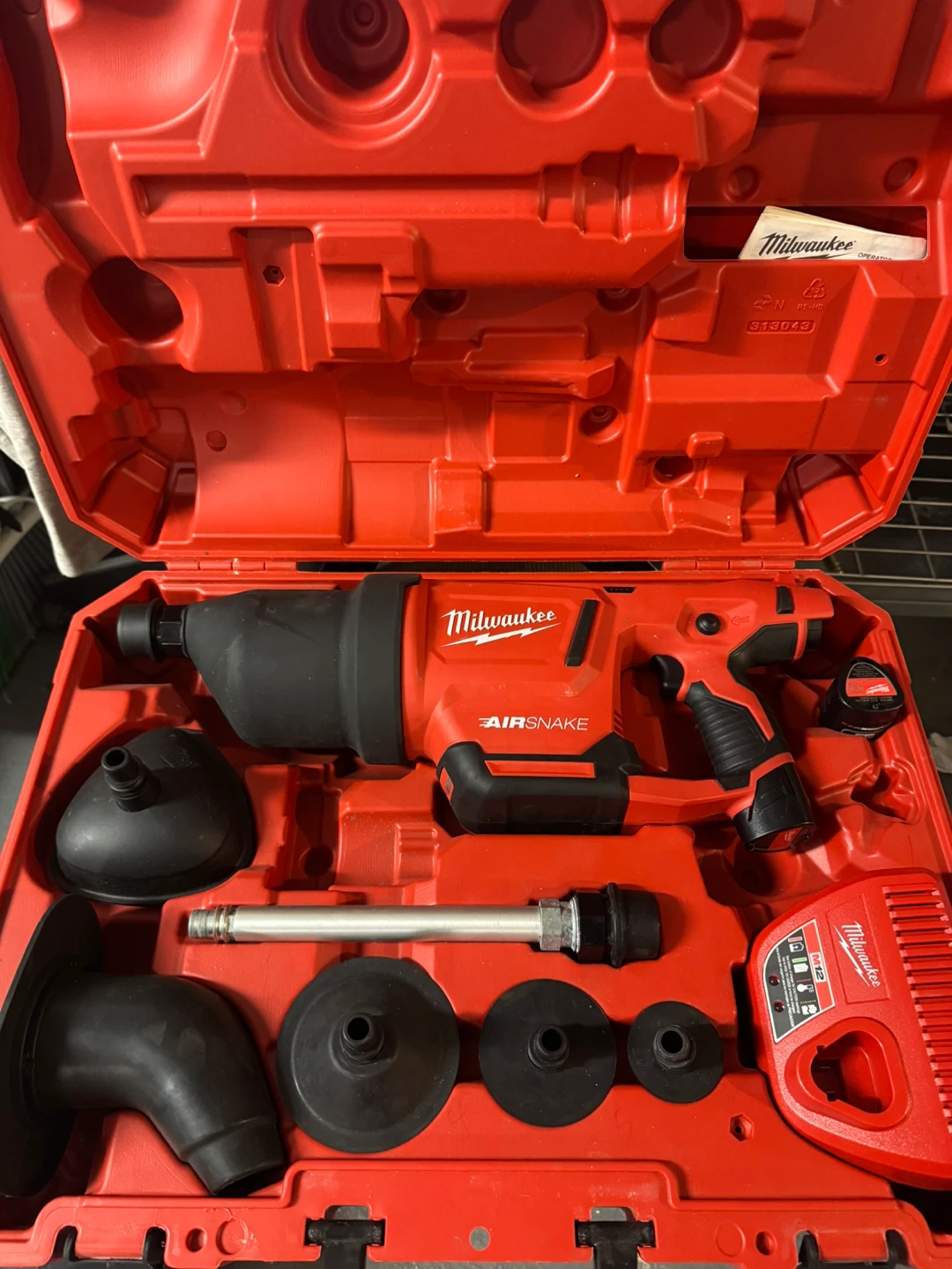 Milwaukee AIRSWEEPER Drain Cleaning Tool Kit
