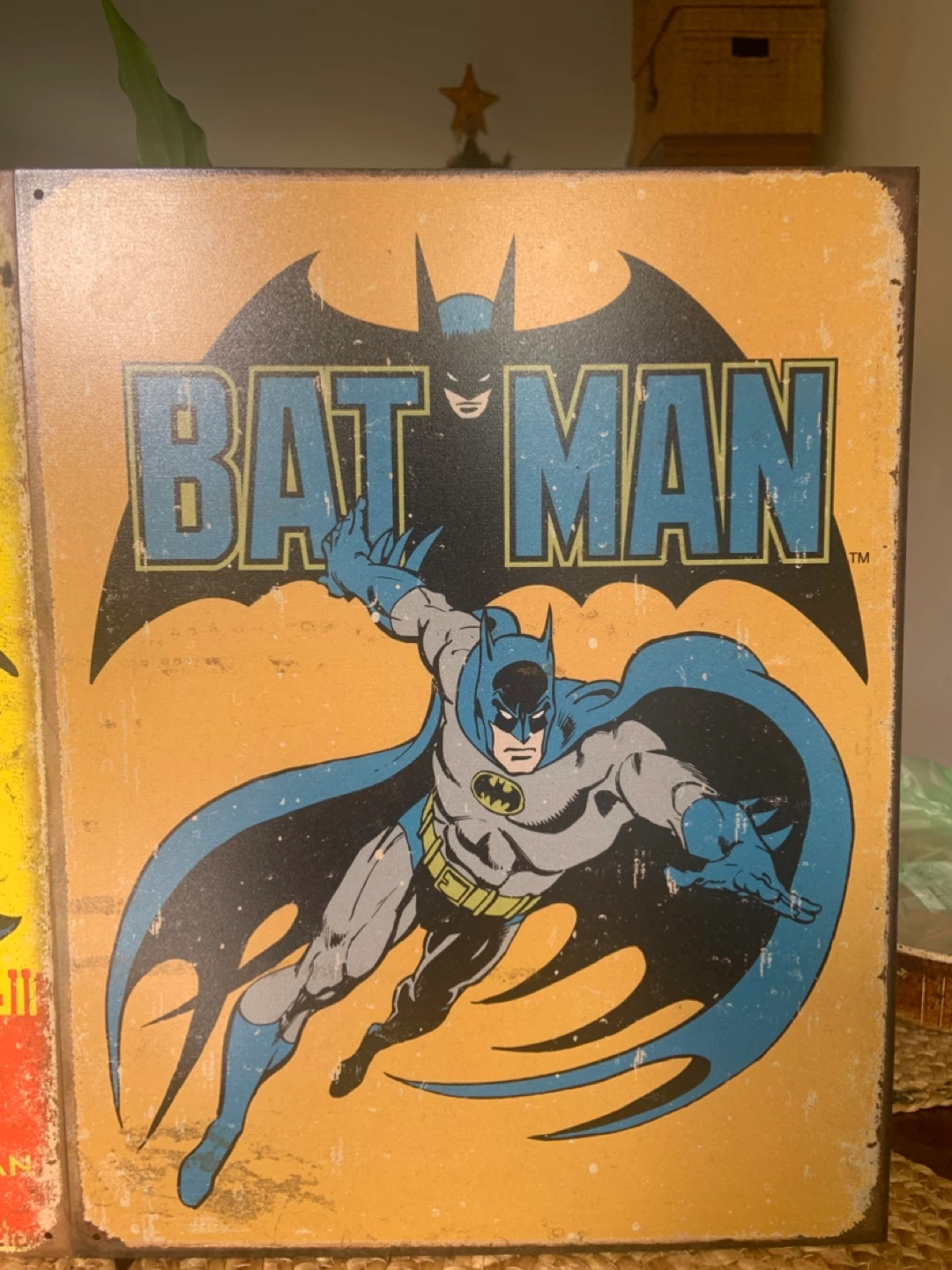 Batman & Robin Vintage Comic Cover Metal Sign - photo 5