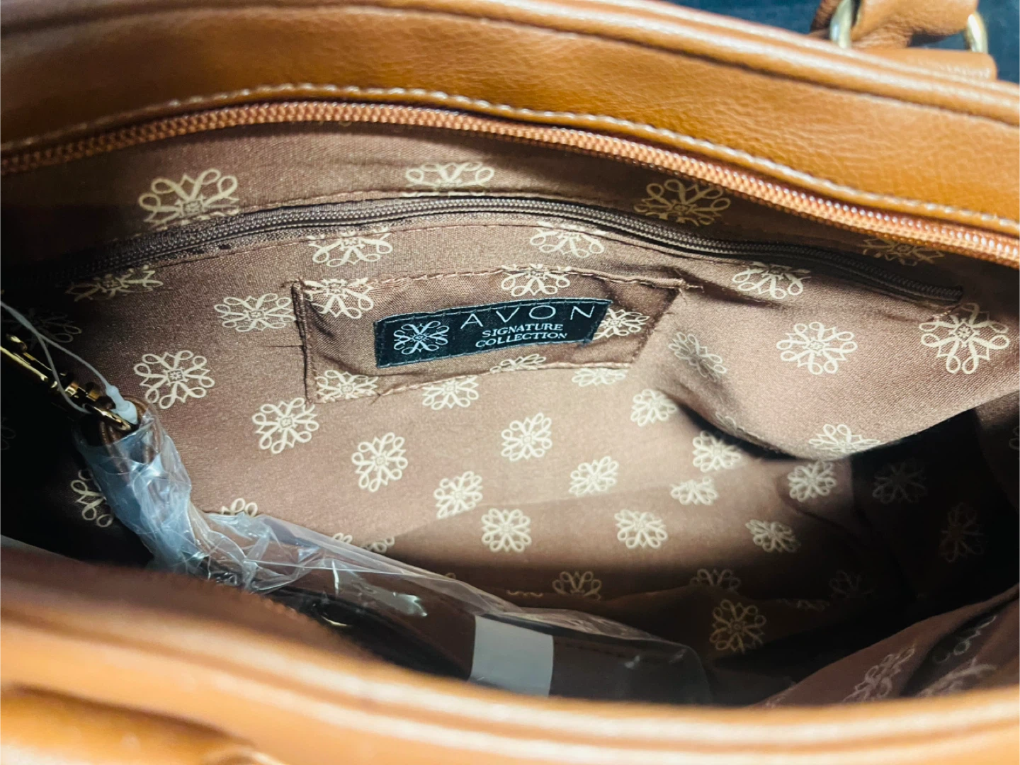 Avon Signature Collection Brown Satchel Handbag - photo 5
