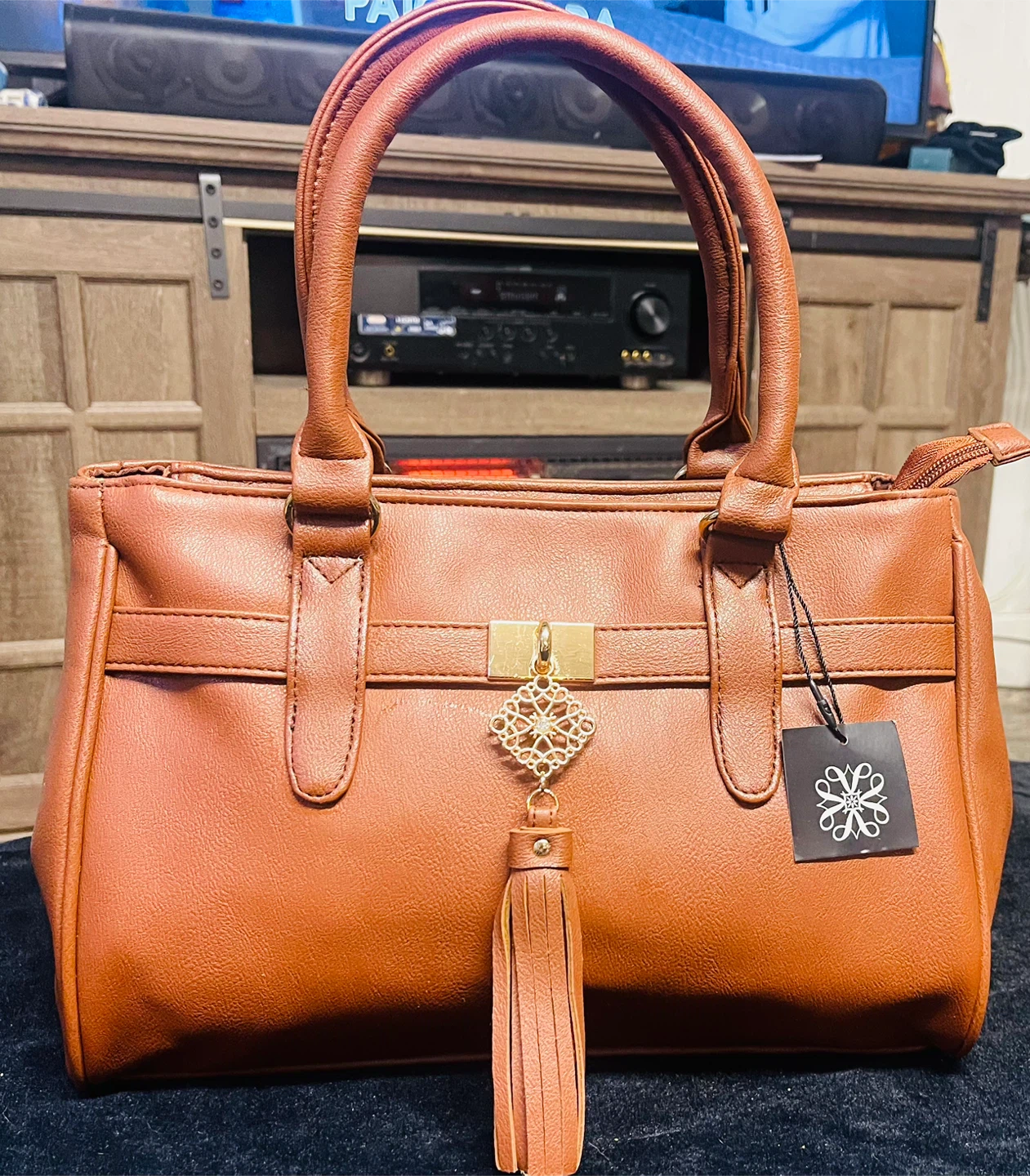 Avon Signature Collection Brown Satchel Handbag