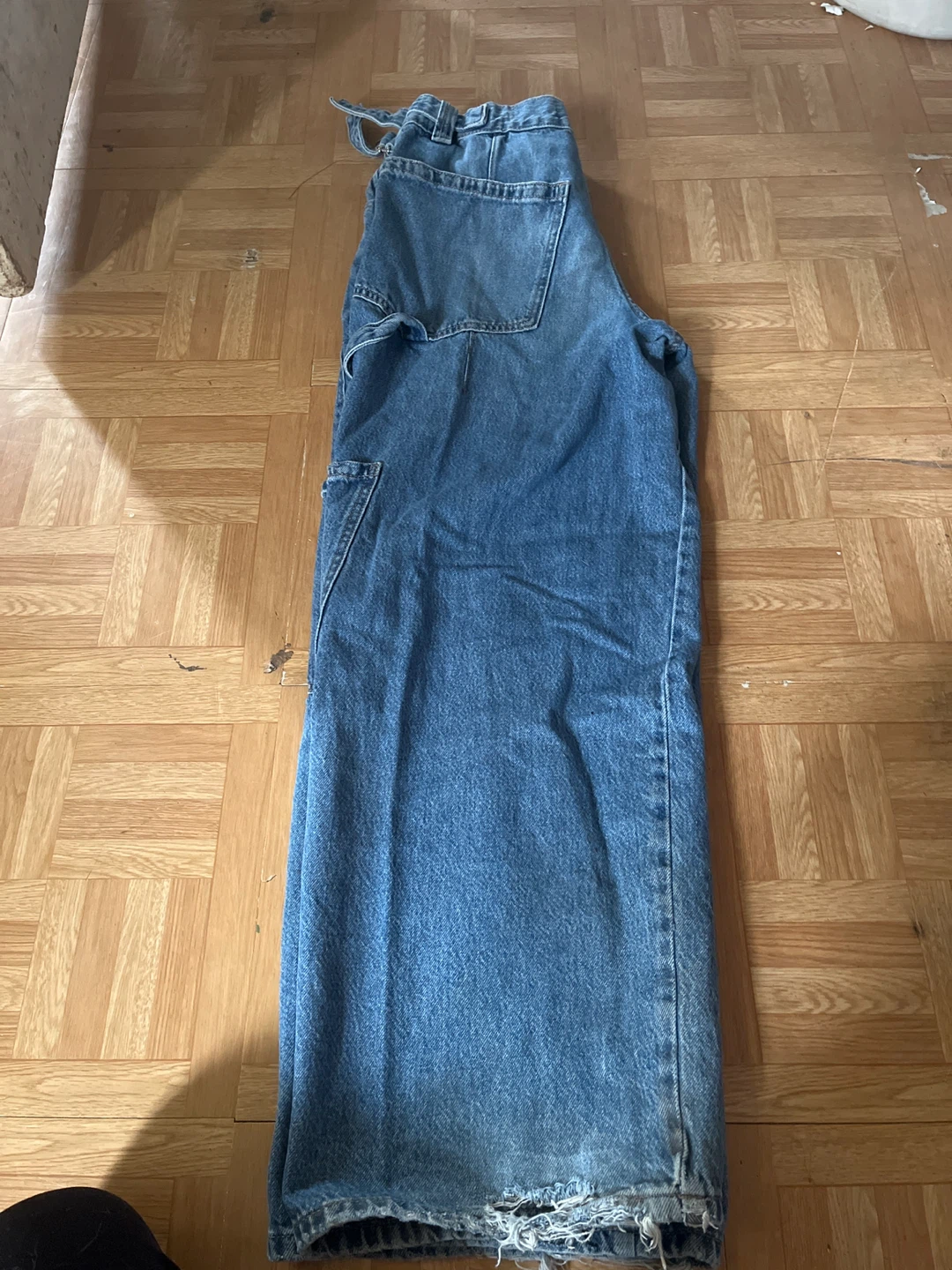 Blue Denim Carpenter Pants - photo 2