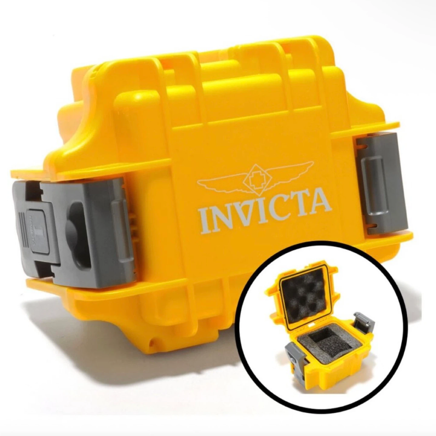 Invicta 1-Slot Dive Impact Watch Case, Yellow (DC1YEL)