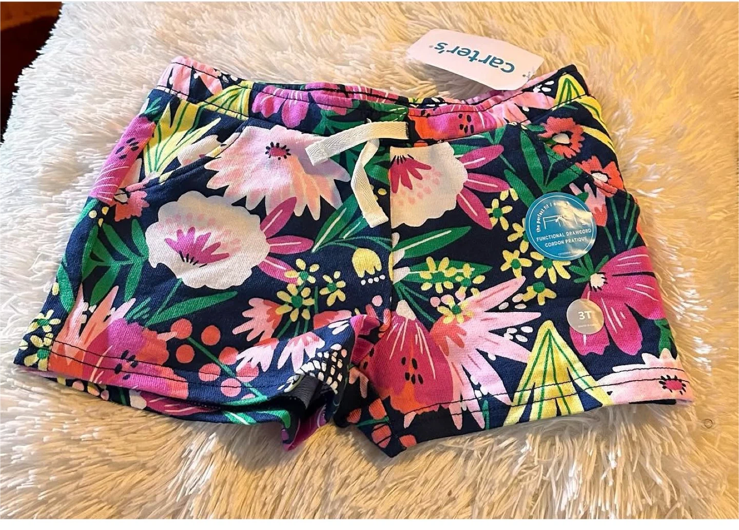 Carter's Baby Girl Floral Shorts Size 3T