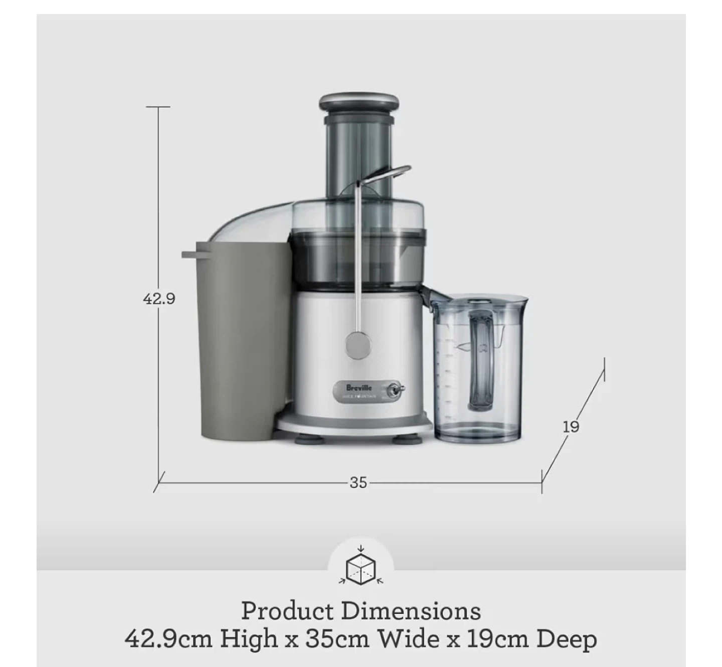 Breville Juice Fountain Plus Juicer JE98XL - photo 4