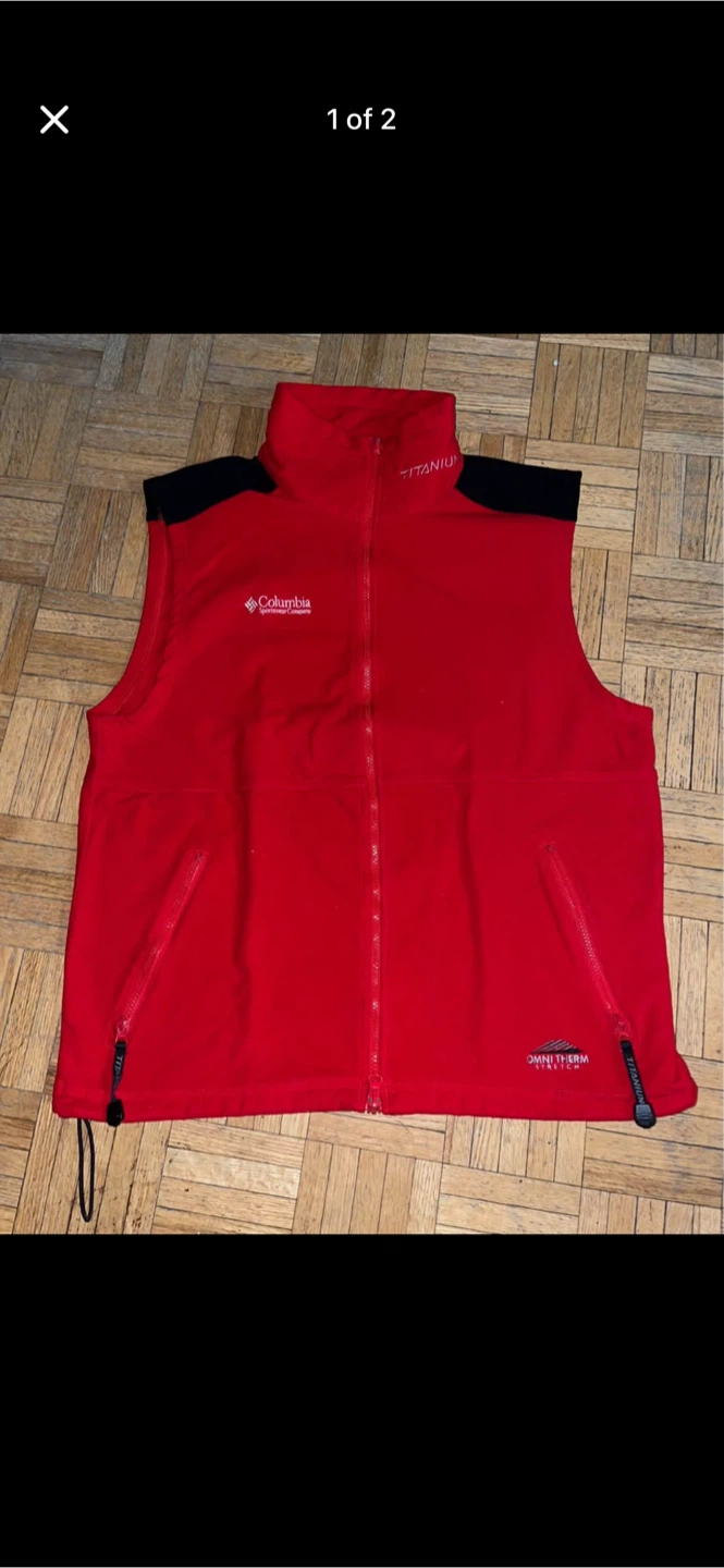 Columbia Fleece Vest Men's Size Large
