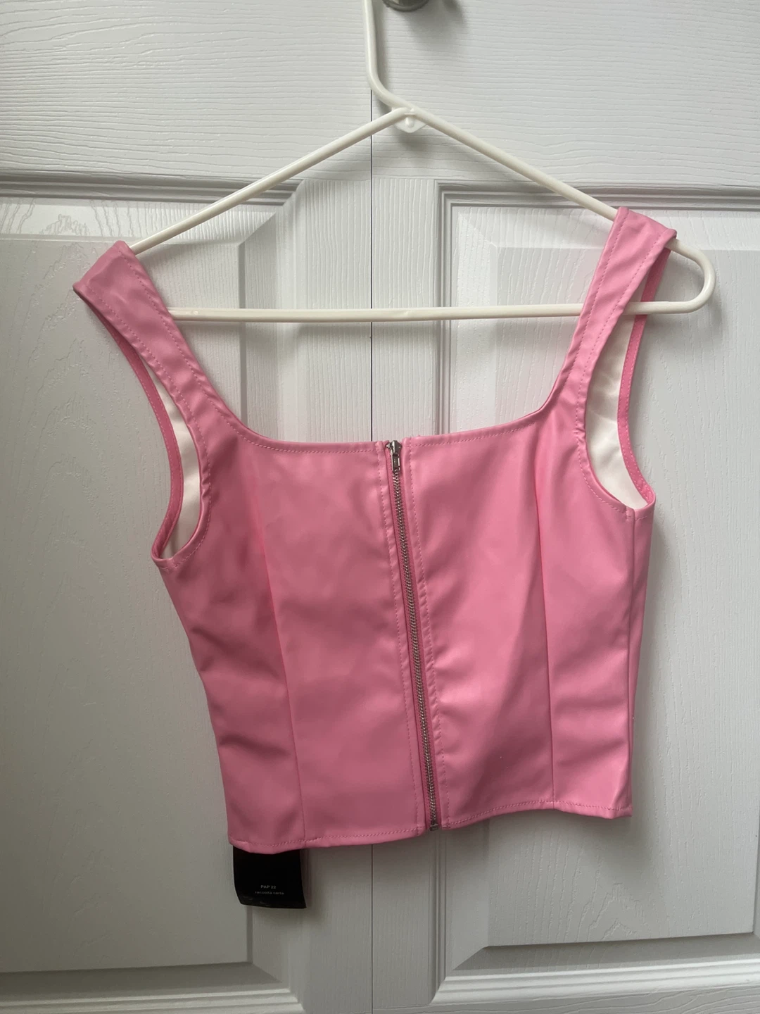 Pink Square Neck Corset Top - photo 2