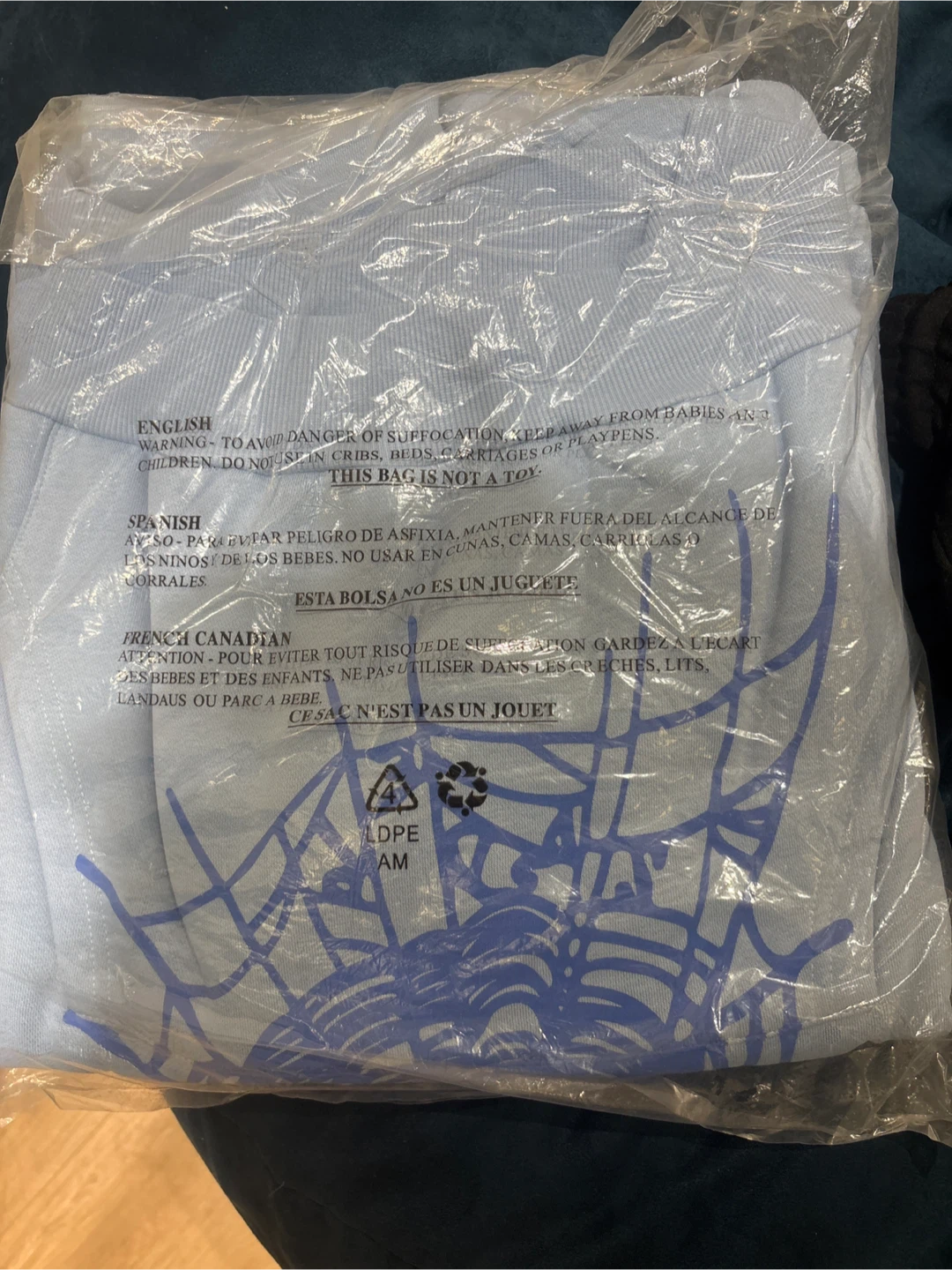Spider Worldwide Web Hoodie Light Blue Size L - photo 2
