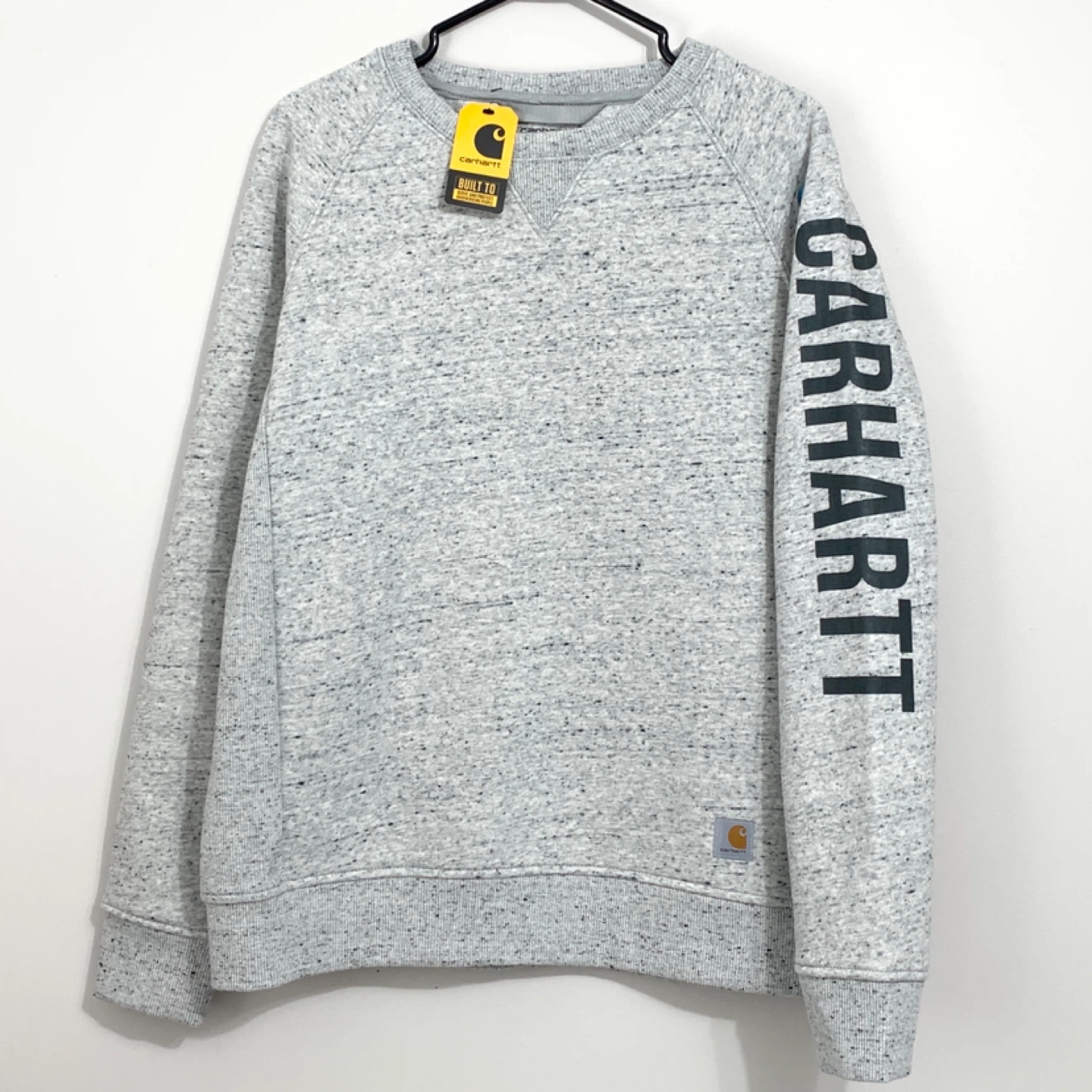 Carhartt Sweater Relaxed Fit Logo Sleeve Crewneck Sweater NEW - photo 3