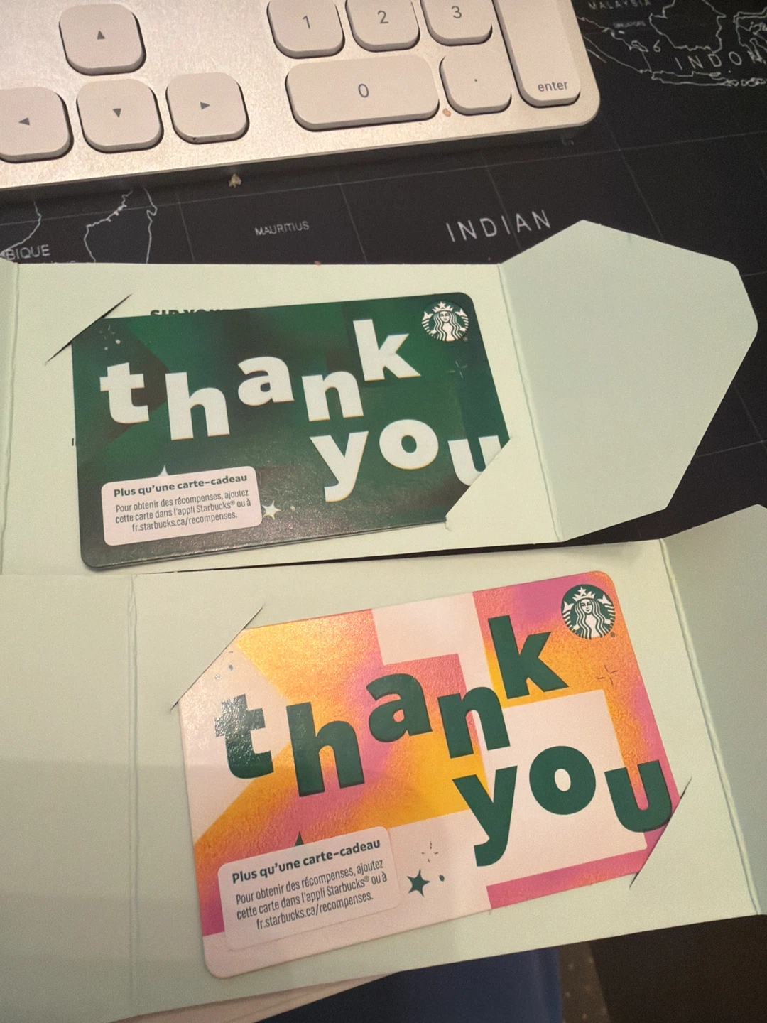 Starbucks Gift Cards (Set of 3)