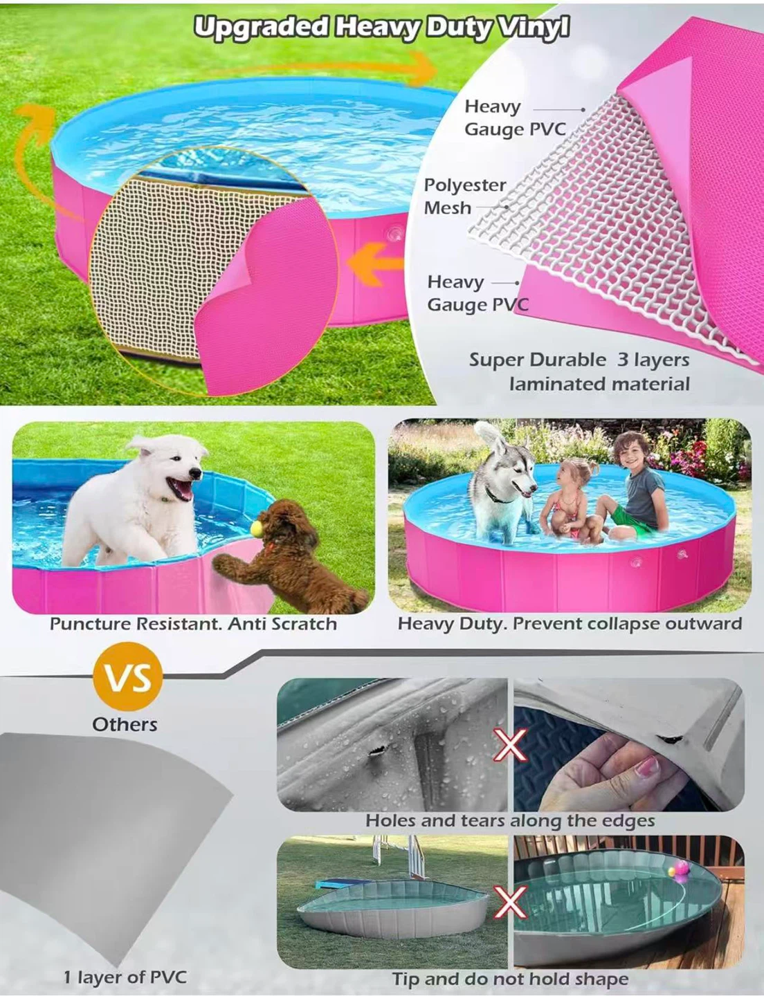 Pink Kiddie Pool with Sun Canopy - photo 5
