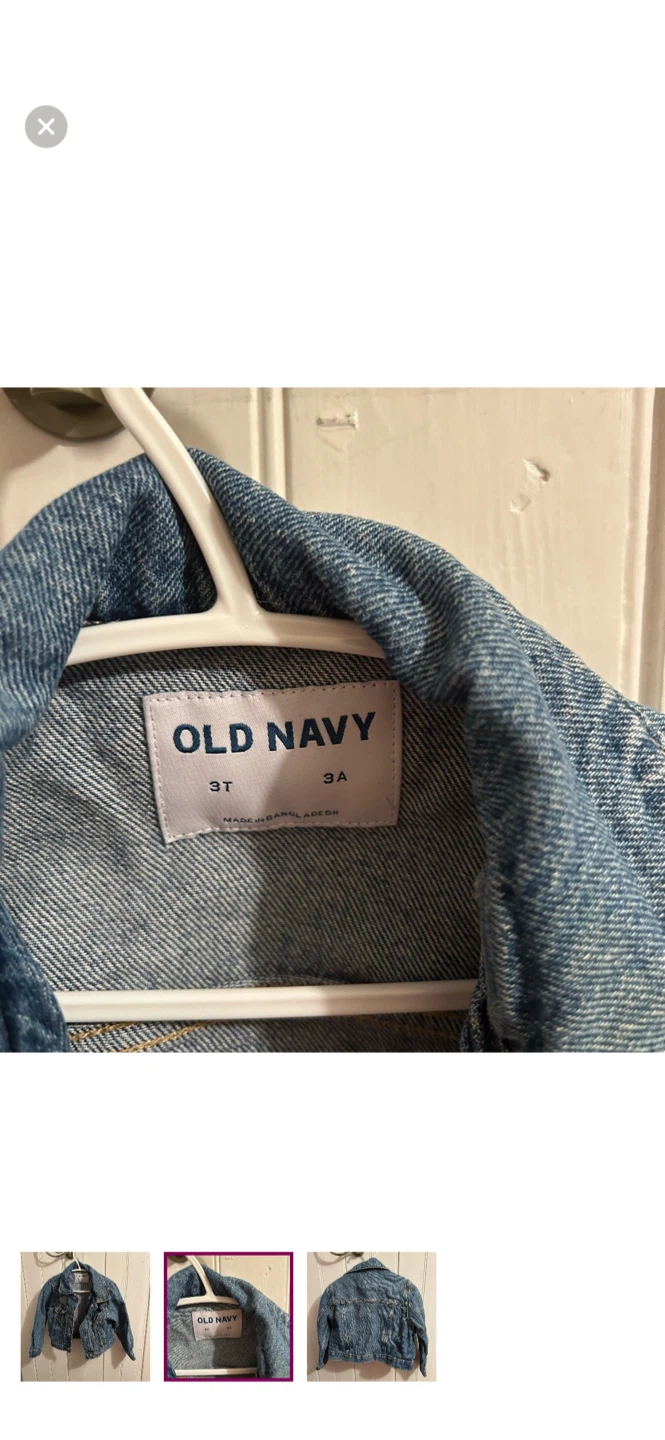 Old Navy Denim Jacket - Size 3T - photo 2