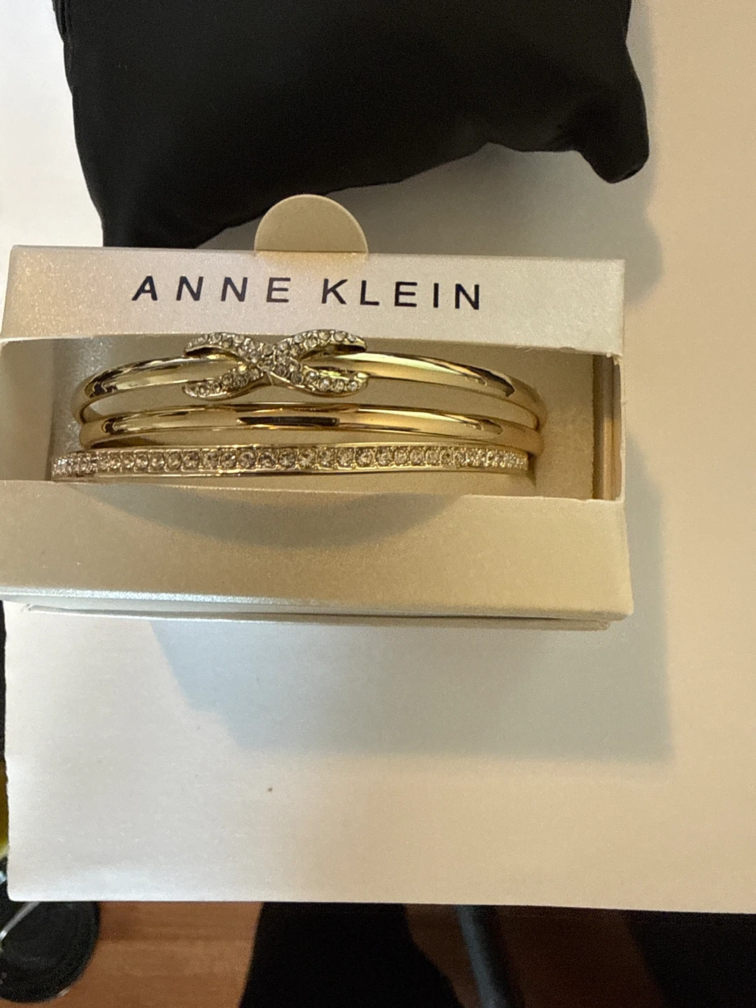 Anne Klein Gold Tone Bangles Set