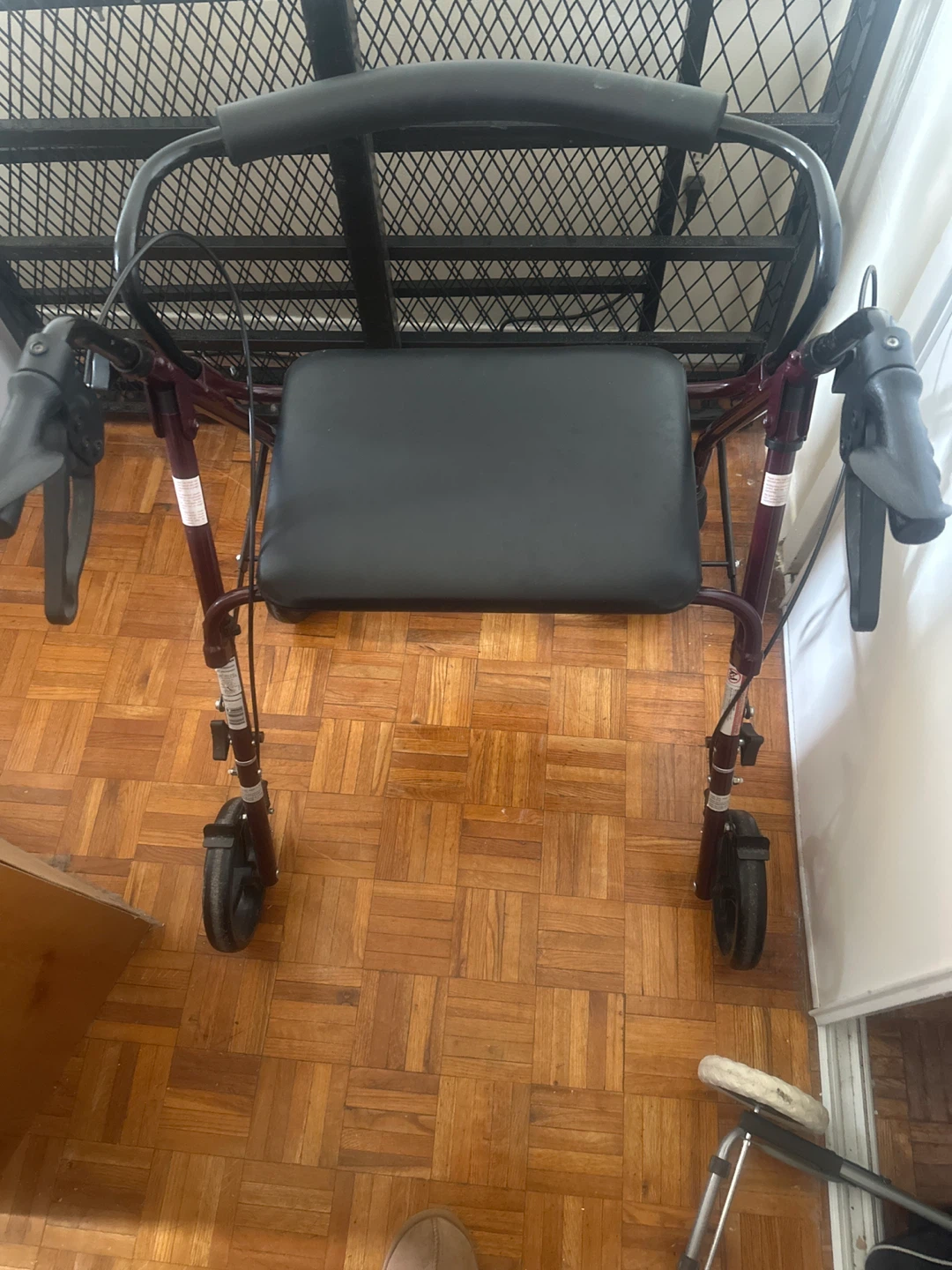 Rolling Walker with Seat and Brakes