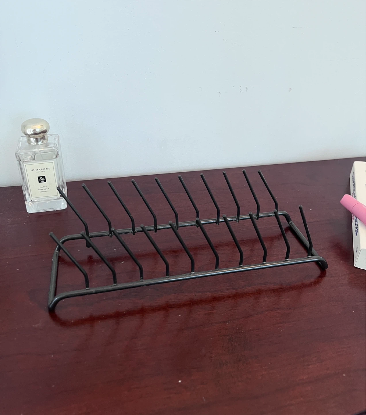 Metal Plate & Lid Rack in Black