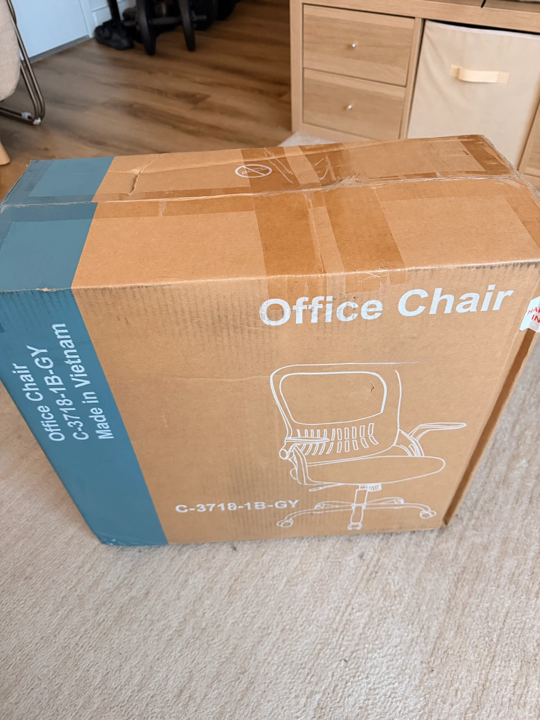 Office Chair C-3718-1B-GY - photo 2